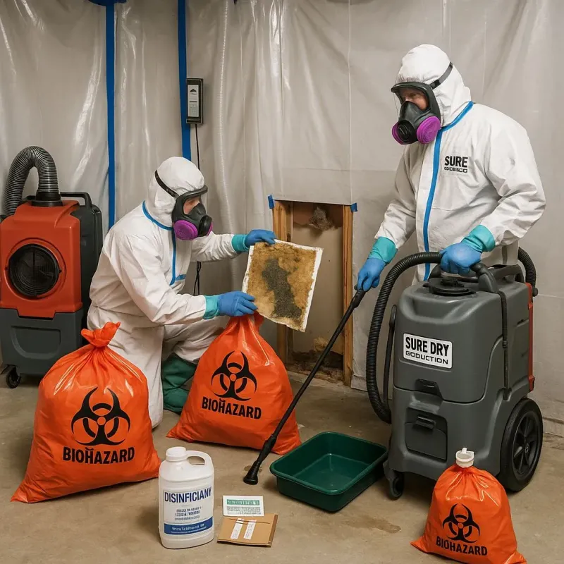 Contaminated Water Handling Protocols process in Tuscola, IL